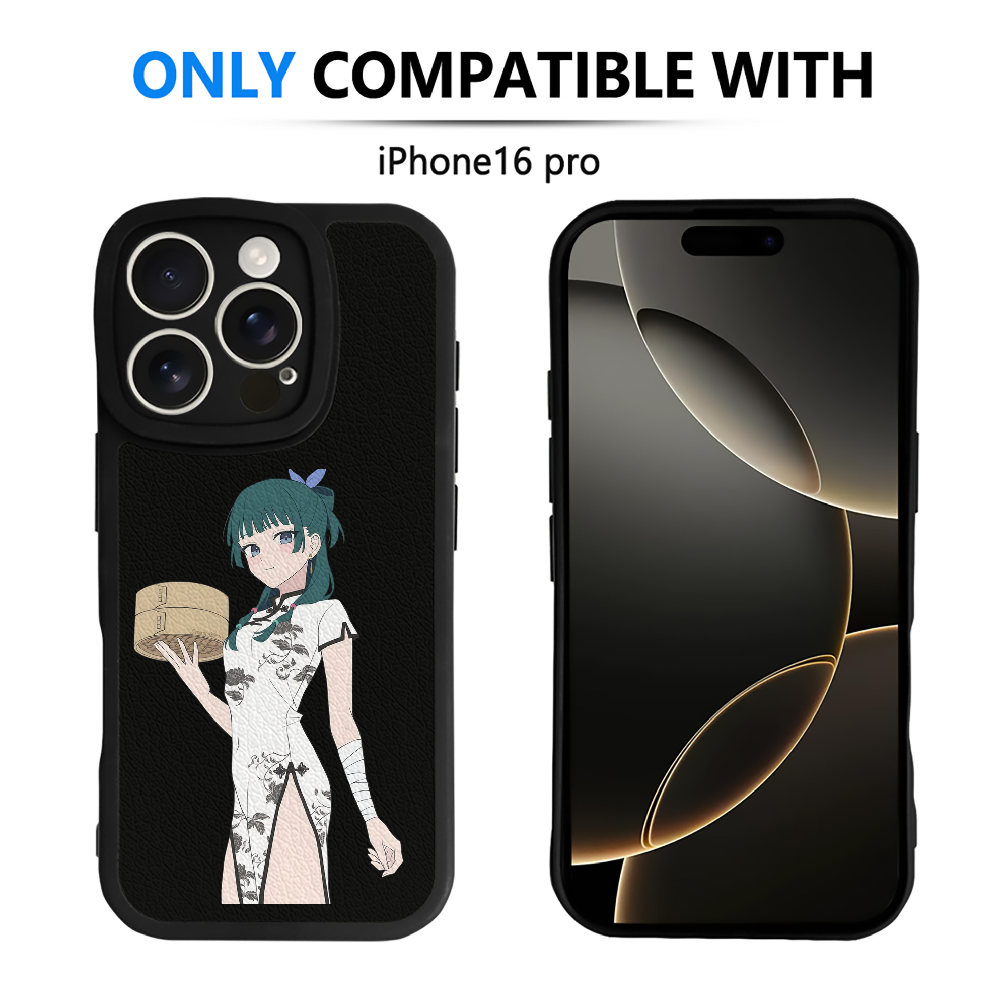 薬屋のひとりごと The Apothecary Diaries 【iPhone 16シリーズ対応】シリコンスマホケース（レザー調） 材質：シリコン